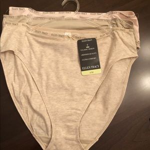 ELLEN TRACY panties.  Size 6. NEW